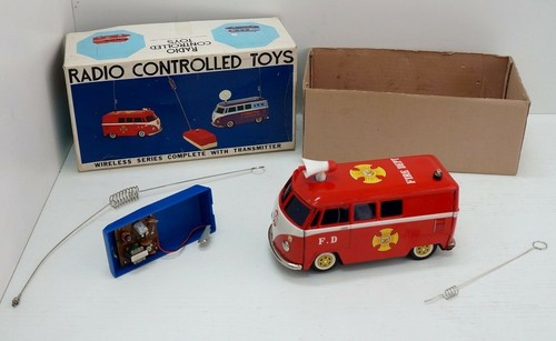 Gakken tin bus volkswagen fire - gakken,